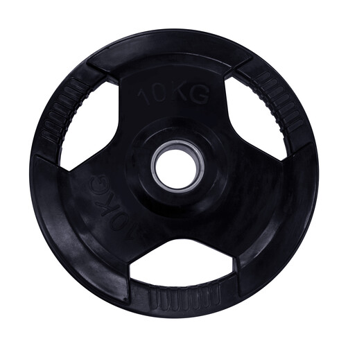 Rubberized Olympic weight plate - 10kg